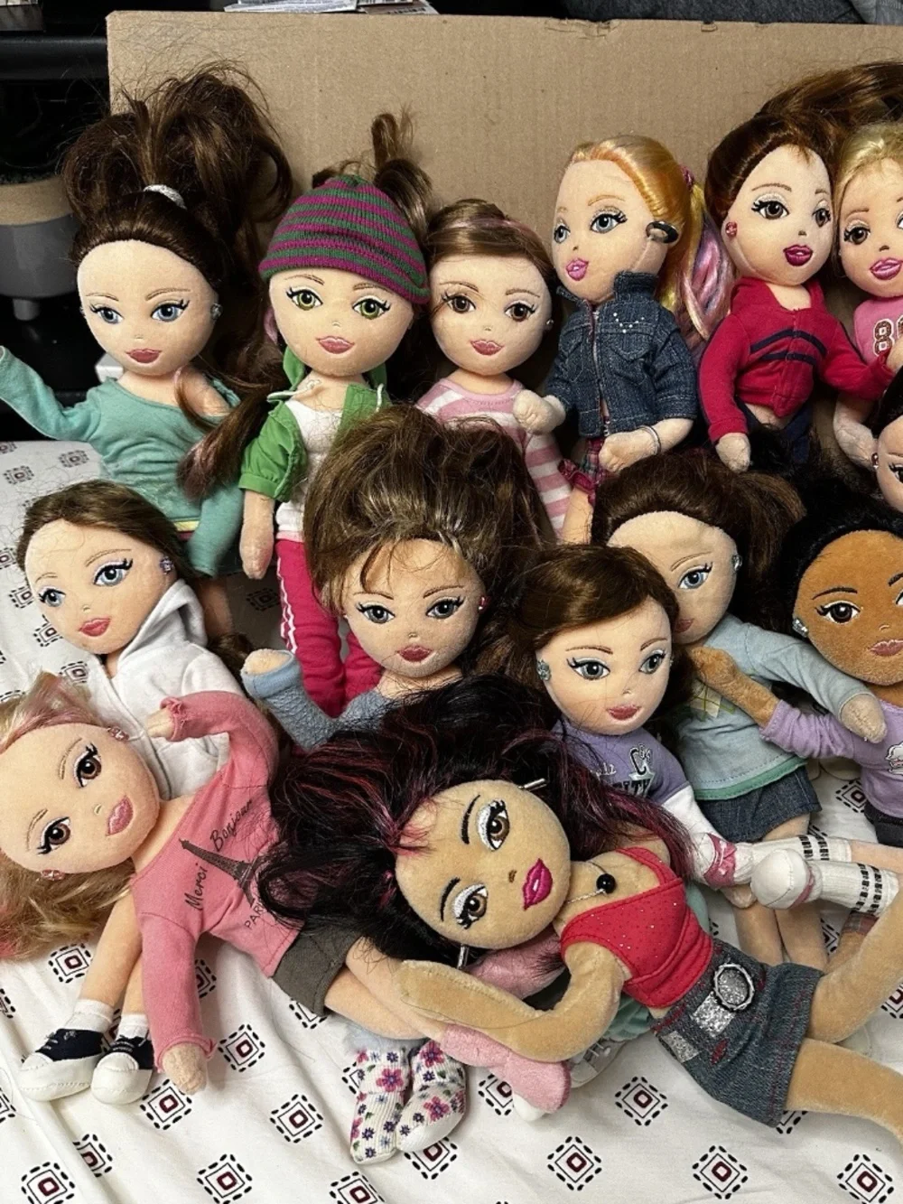 Ty Girlz Plush Dolls Poseable Retired Y2k 2000 style Kids Teens vintage Used Toy